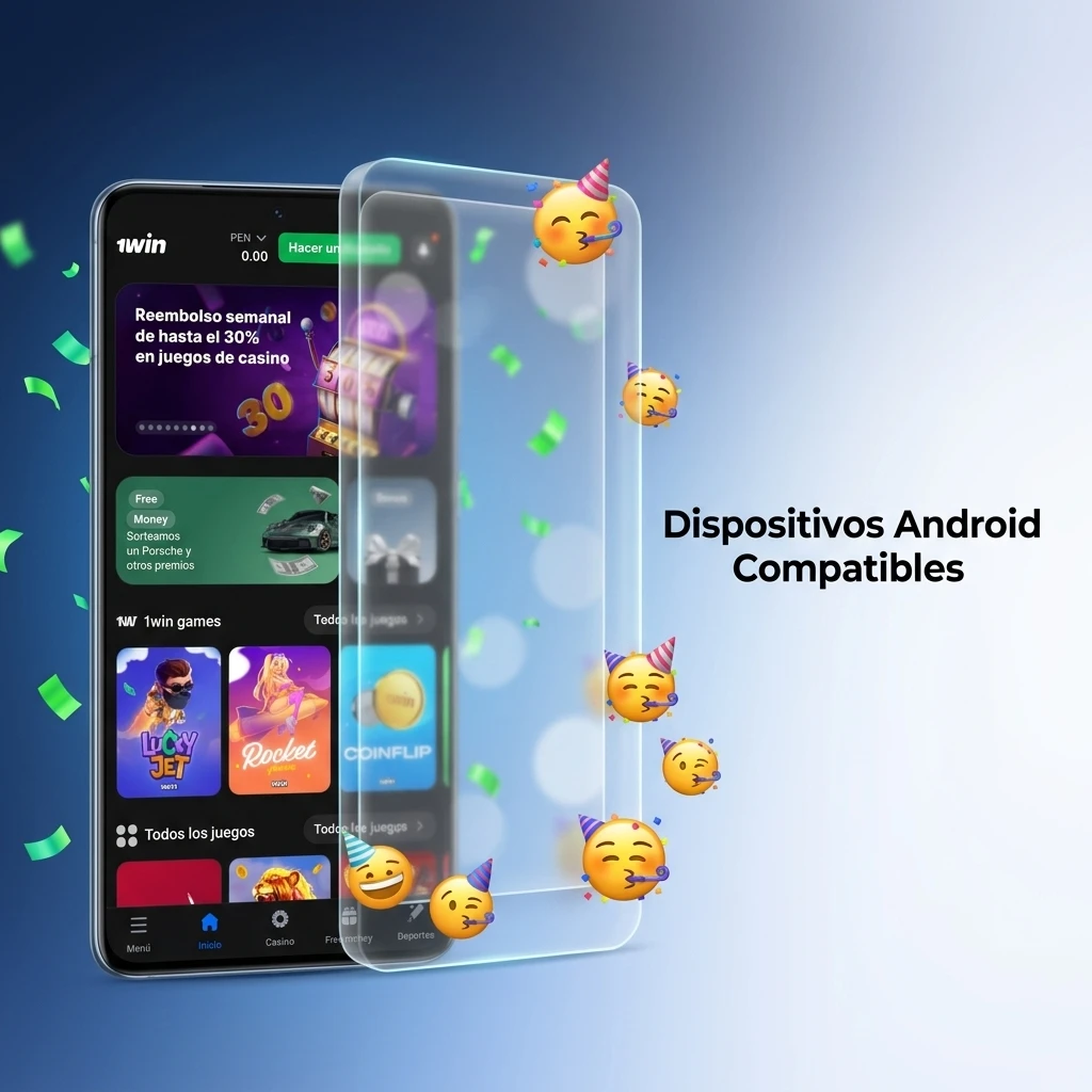 Dispositivos Android compatibles con app 1win en Perú: Samsung, Xiaomi, Motorola, OPPO, Huawei y Realme