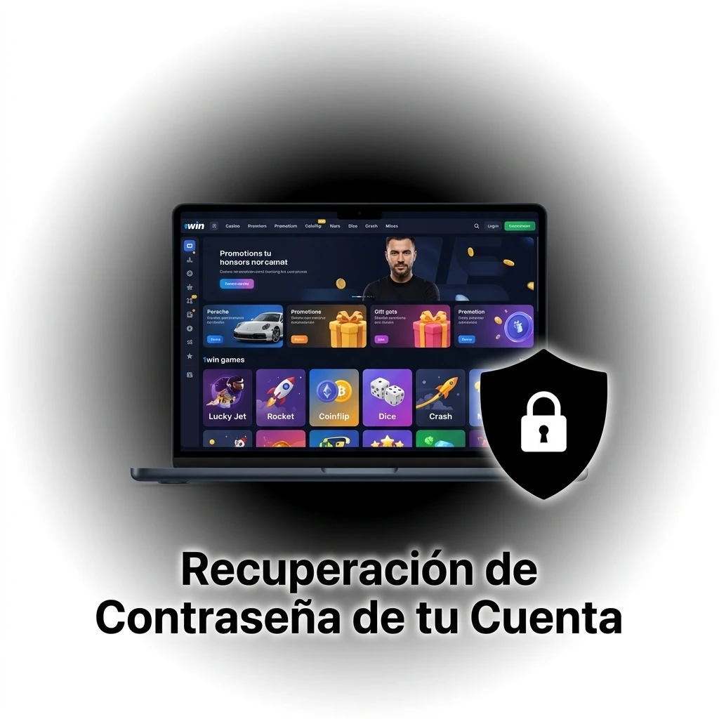 Pasos para recuperar contraseña de cuenta: formulario de login, código de verificación y nueva contraseña segura