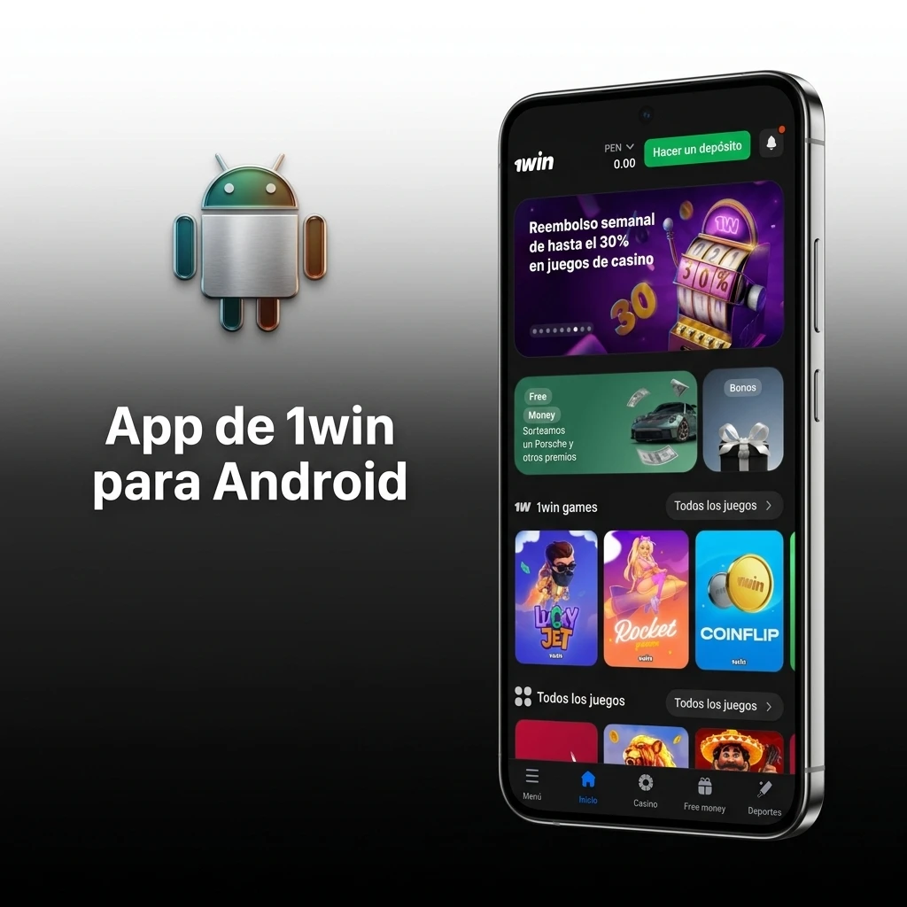 Aplicación 1win para Android disponible gratis para apuestas deportivas y casino desde cualquier dispositivo móvil