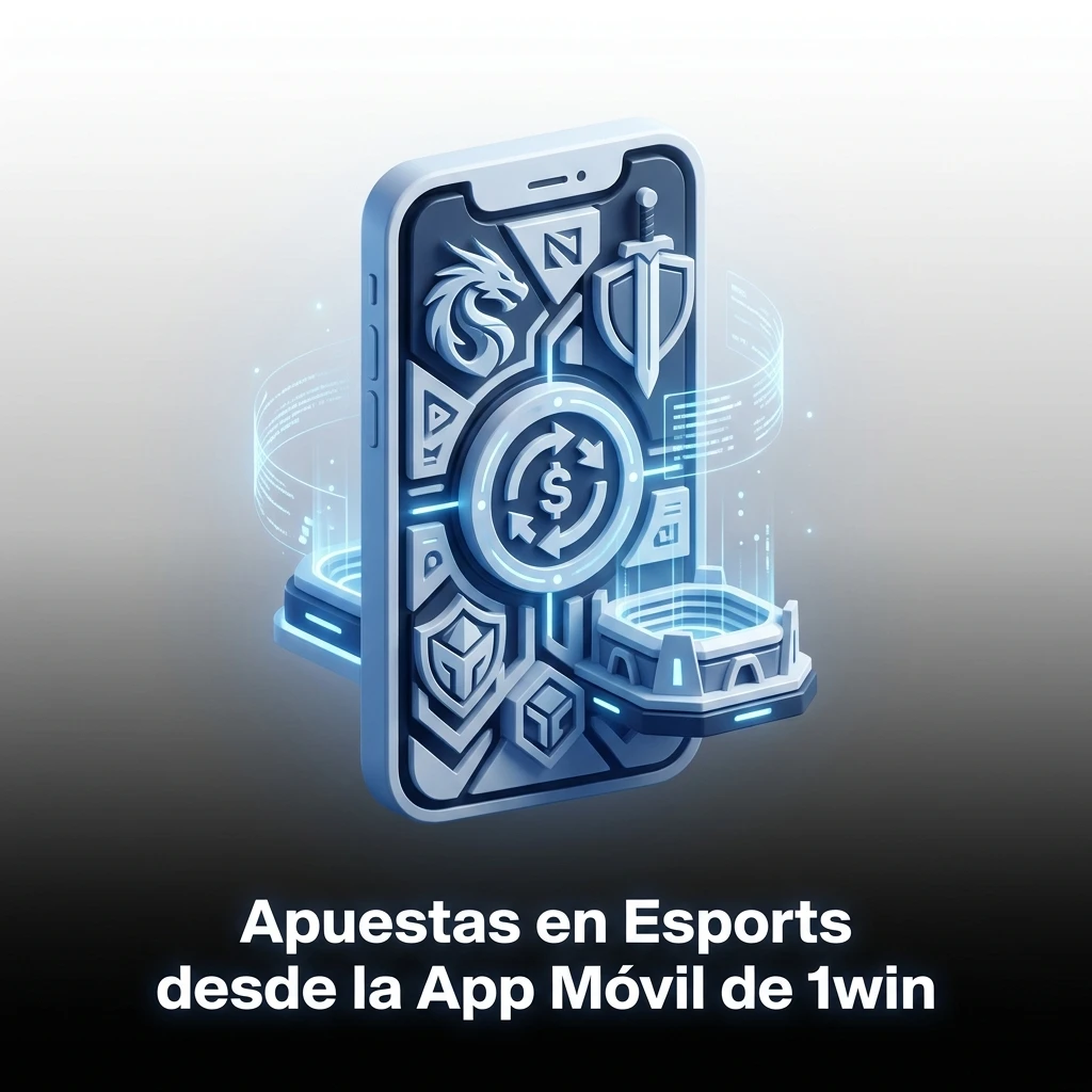 Apuestas en esports desde la app móvil de 1win para Android e iOS con acceso completo a torneos y mercados