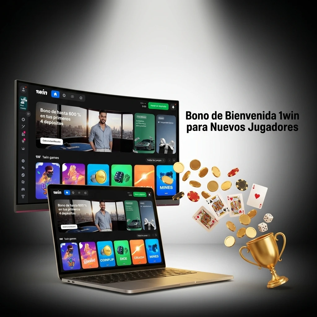 Bono de bienvenida 1win: 4 depósitos con hasta 150% de bonificación para nuevos jugadores en Perú