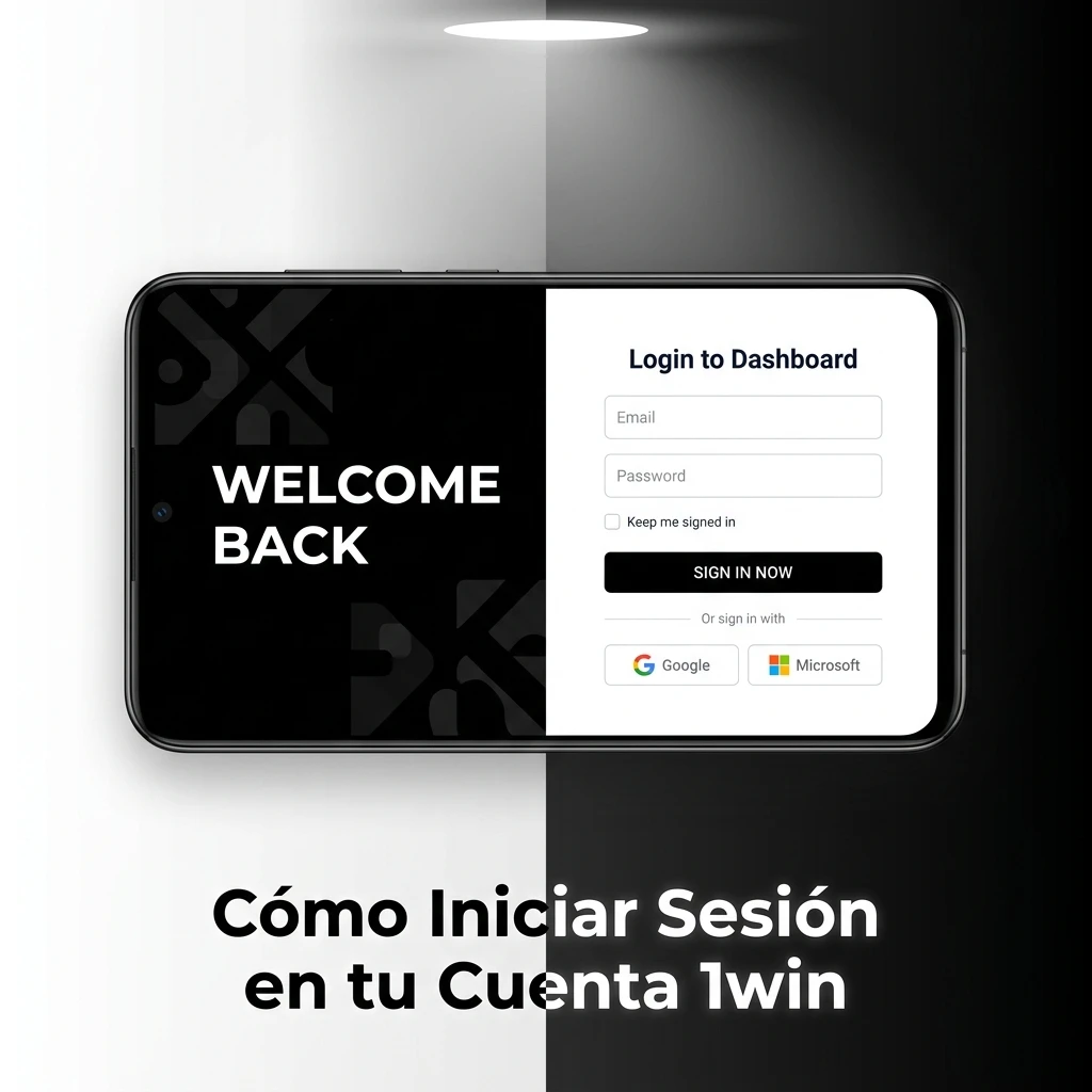 Guía paso a paso para iniciar sesión en cuenta 1win desde web o app móvil con credenciales