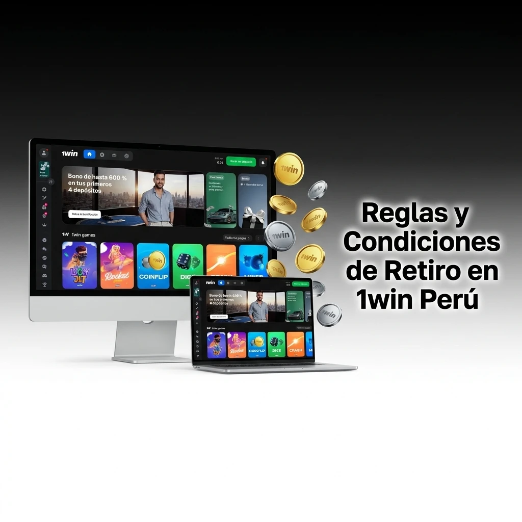 Reglas y condiciones de retiro en 1win Perú: verificación, bonos, métodos de pago y límites permitidos.