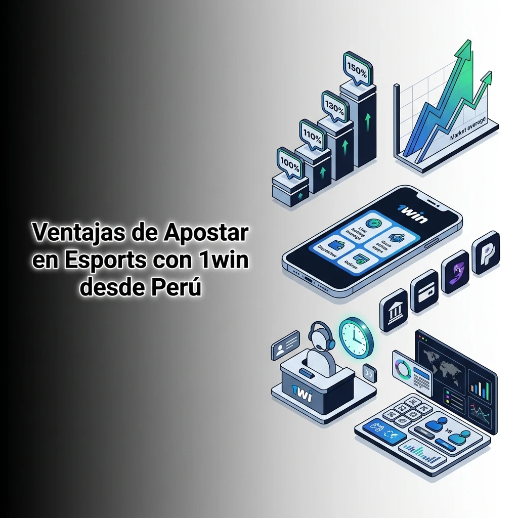 Ventajas de apostar en esports con 1win desde Perú: bonos, cuotas competitivas y app móvil