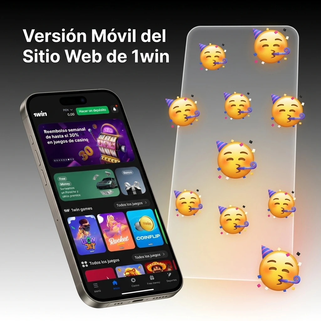 Versión móvil del sitio web de 1win optimizada para smartphones y tablets con apuestas deportivas y casino en vivo