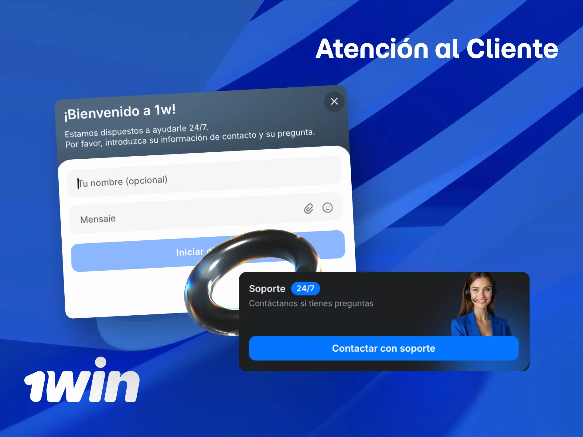 Contacta al soporte de 1win por chat o email para resolver tus dudas sobre apuestas.