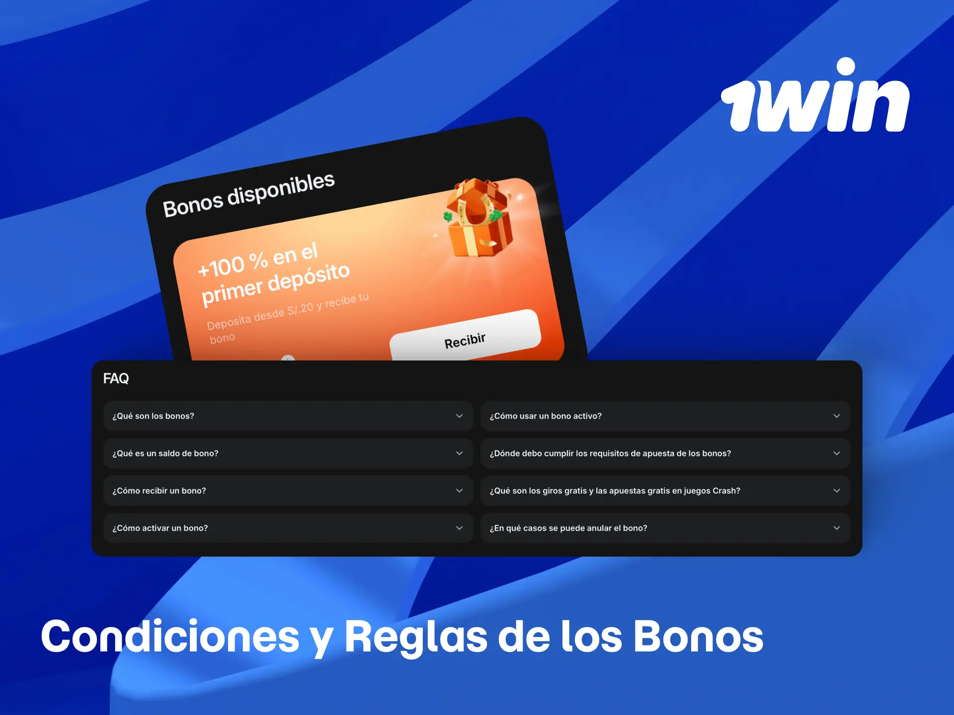 Conoce las condiciones y reglas de los bonos de 1win incluyendo requisitos de apuesta.