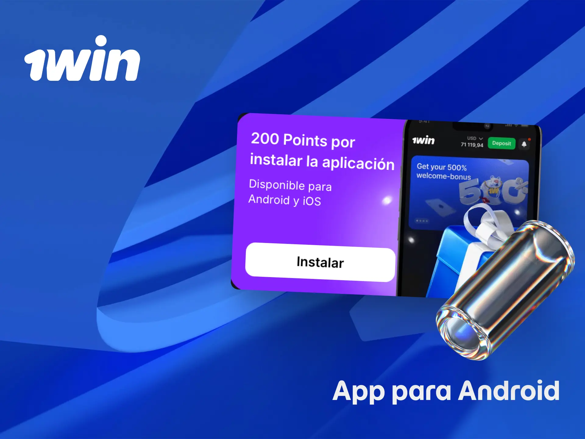 Descarga la app de 1win para Android y apuesta desde tu celular en Perú.