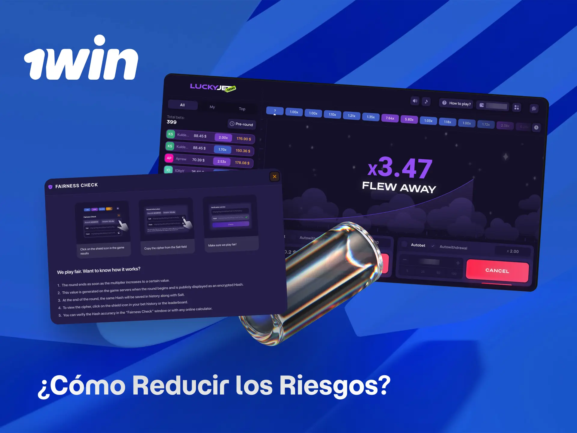 Consejos para reducir riesgos en Lucky Jet con herramientas de juego responsable en 1win.
