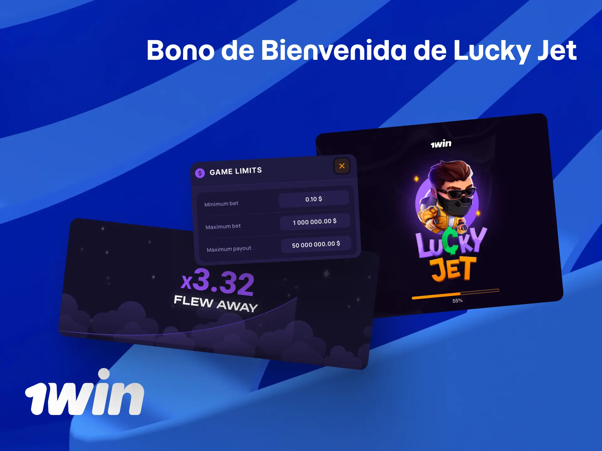 Activa el bono de bienvenida de 1win para jugar Lucky Jet con dinero extra desde Perú.