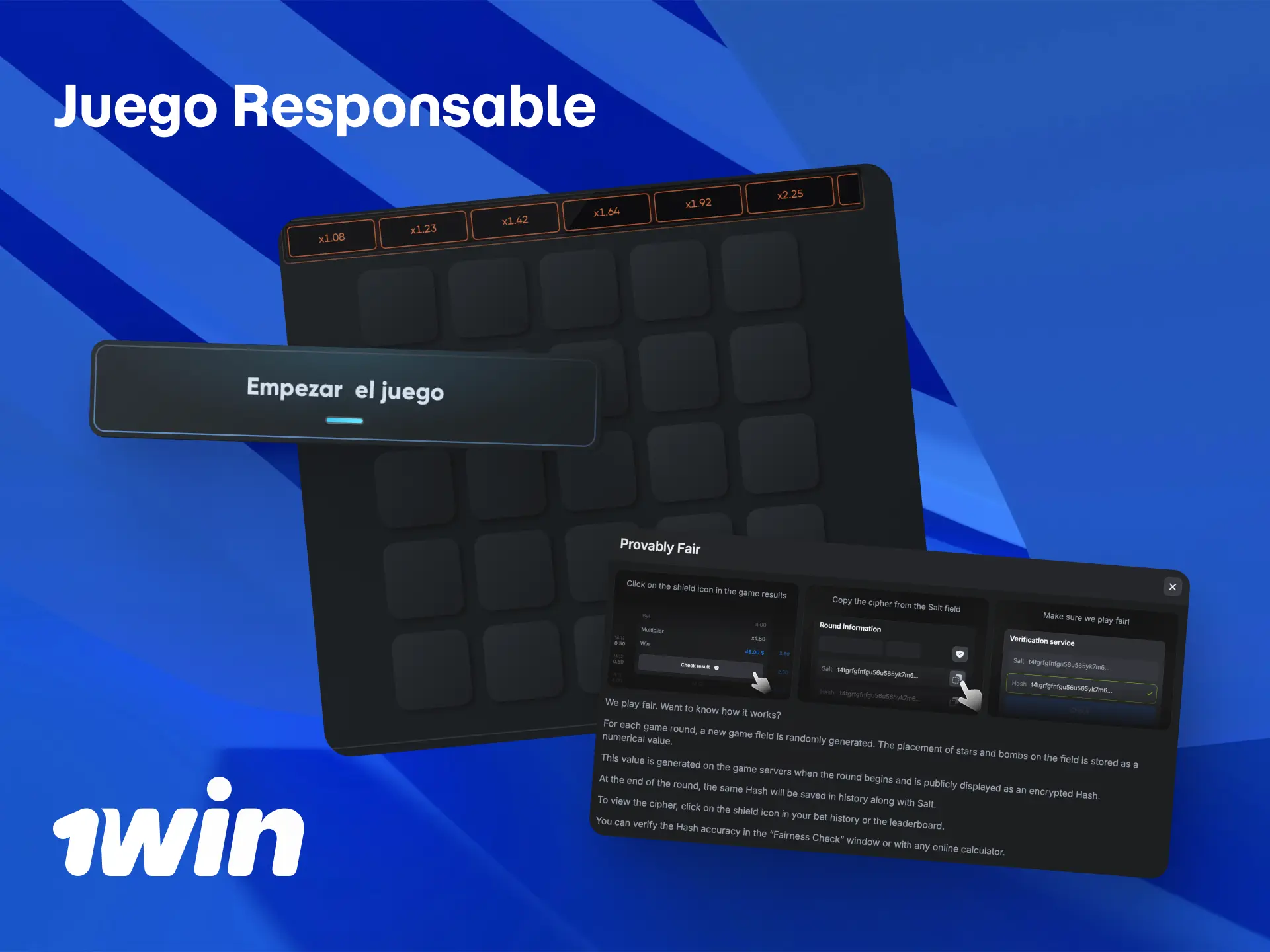Consejos de juego responsable en 1win para minimizar riesgos al jugar Mines.