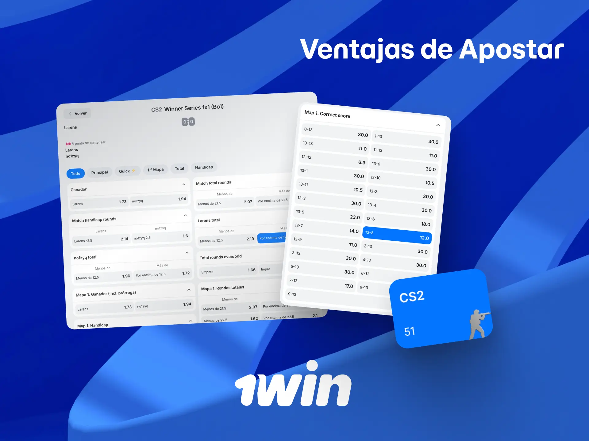 Ventajas de apostar en CS2 con 1win Perú incluyendo cuotas competitivas y retiros rápidos.
