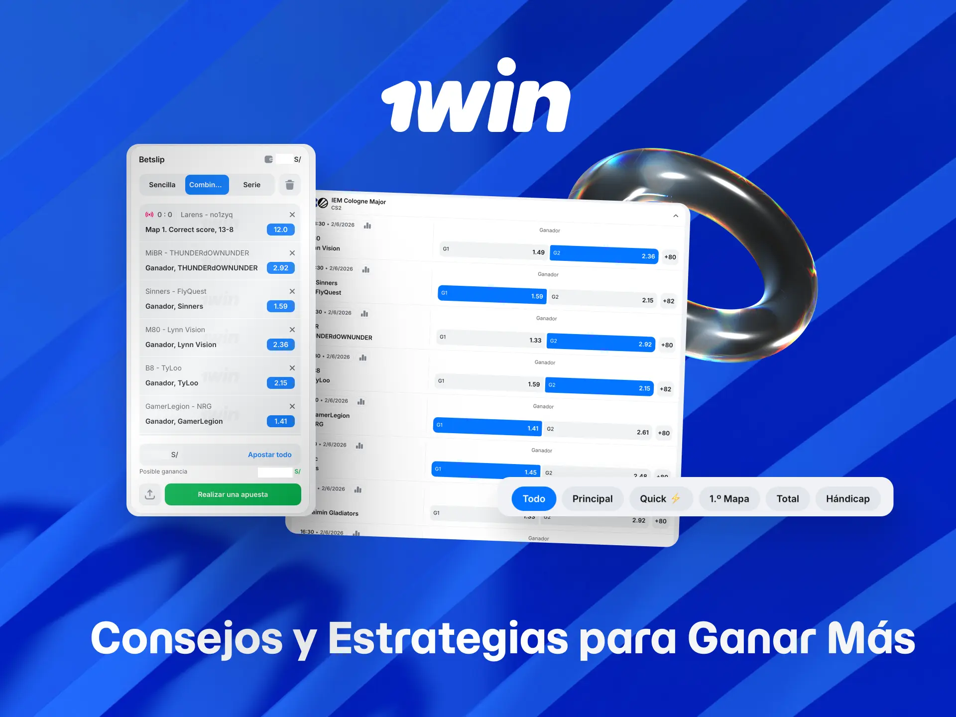 Consejos y estrategias para ganar más en apuestas de CS2 desde 1win Perú.
