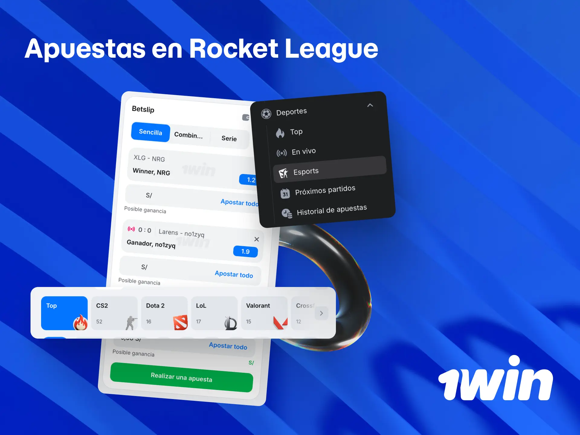 Apuesta en Rocket League con torneos internacionales disponibles en 1win Perú.